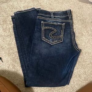 Silver Jean (Mid Straight Suki)